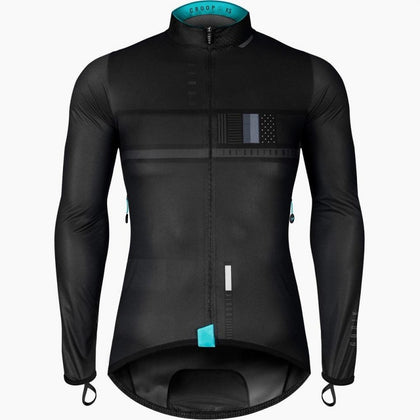 GOBIK RAIN JACKET MANGA LARGA NEGRO